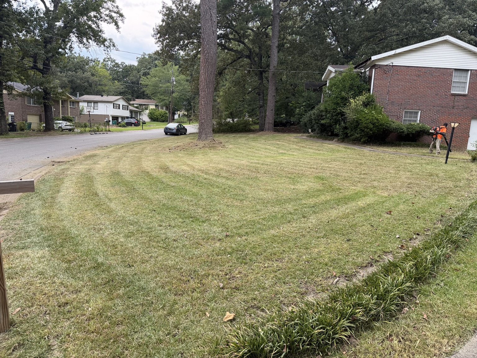 Gunn Landscaping lawn project