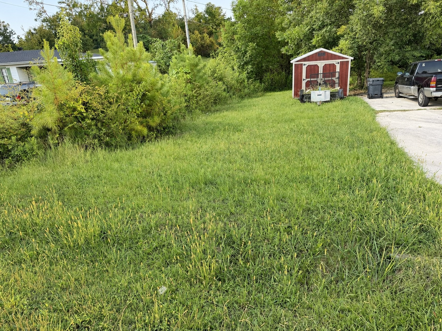 Recently completed Clean As A Gunn lawn-care project 1