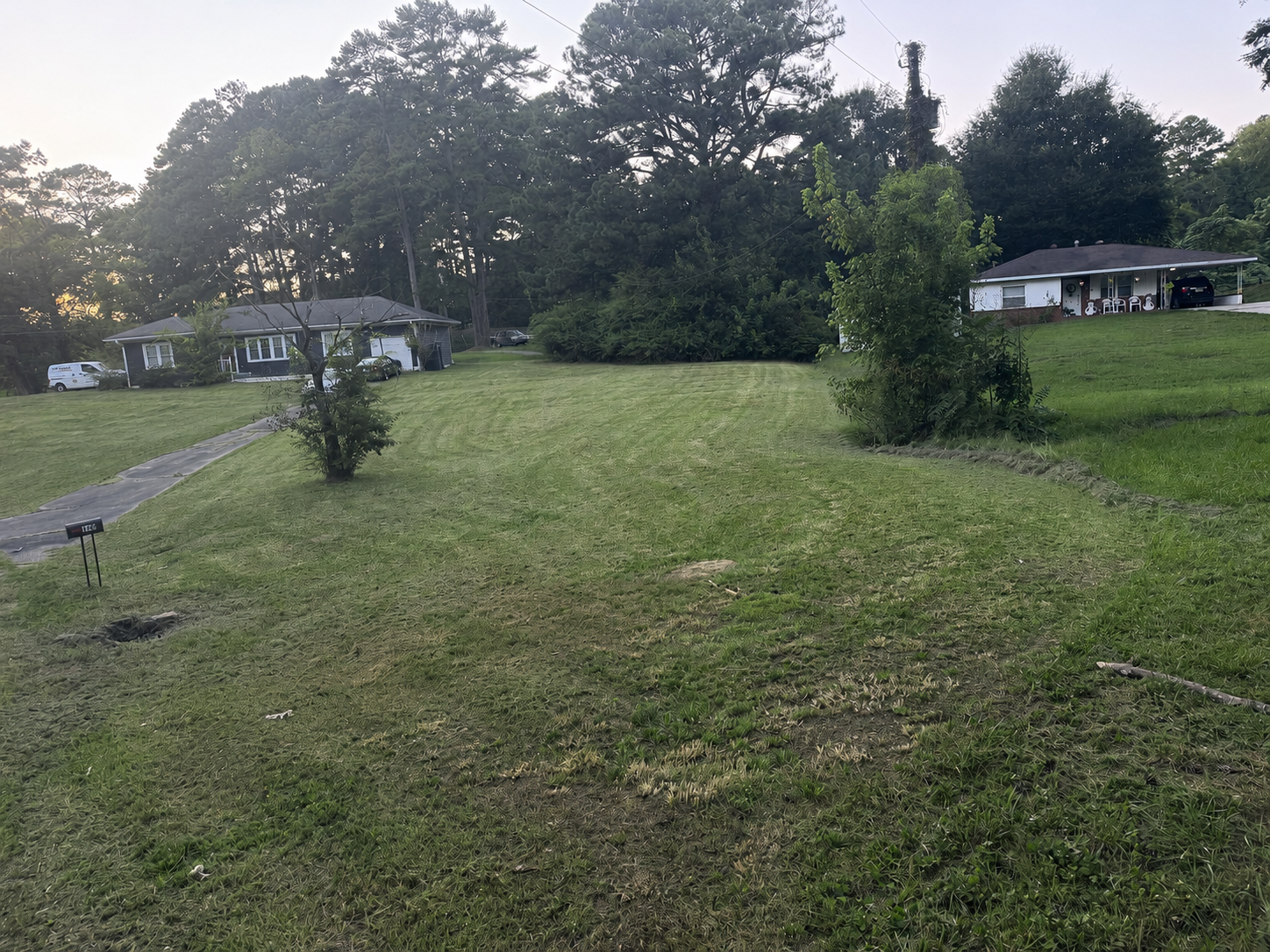 Freshly cut Clean As A Gunn lawn 2